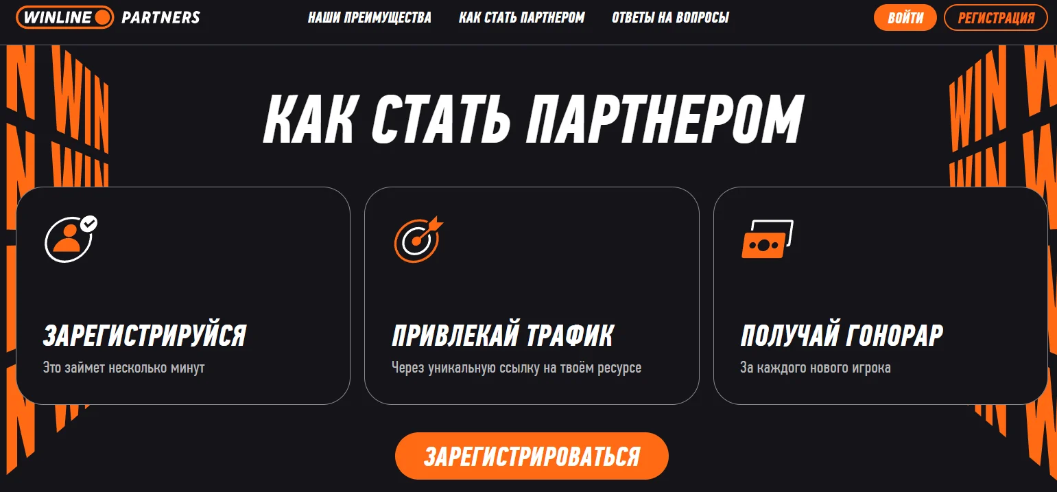 Заработок на Винлайн пертнеры Заработок на Винлайн пертнеры