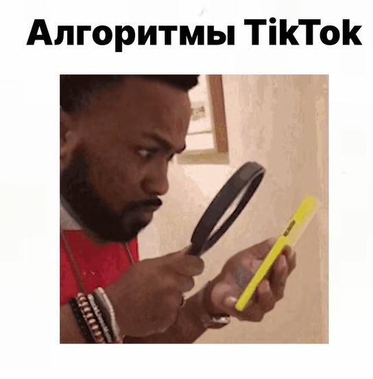 алгоритмы тикток