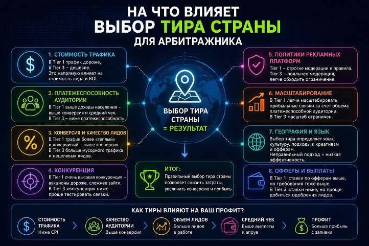 на что влият выбор страны