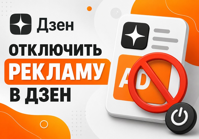 Как отключить рекламу в Дзене в 2026
